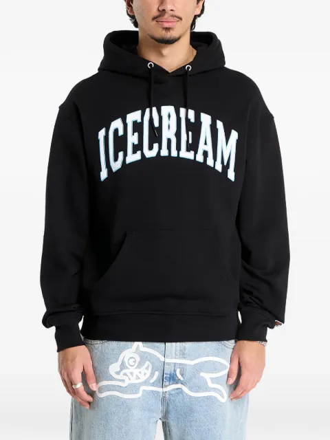 Billionaire Boys Club - Ice Cream logo-appliqué hoodie Black IC254100BLACK