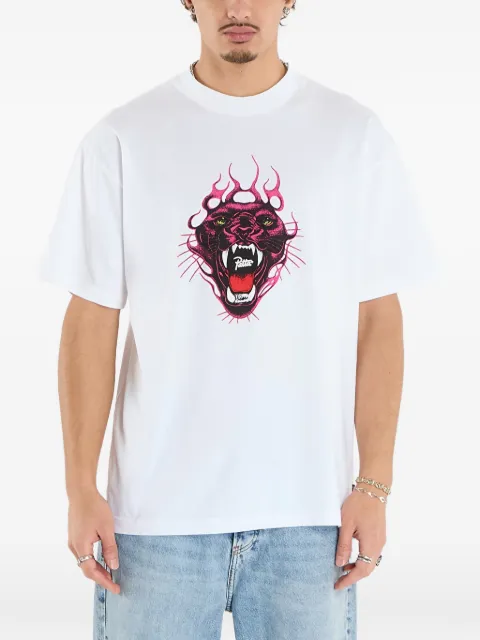 PATTA panther-print T-shirt White POCAW2510002900086002
