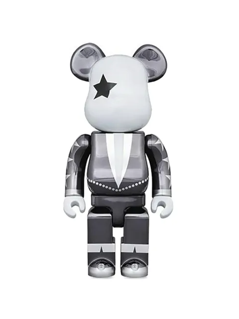 MEDICOM TOY xBearbrick xKISS Star Child figure 1000% Grey MEDI3049