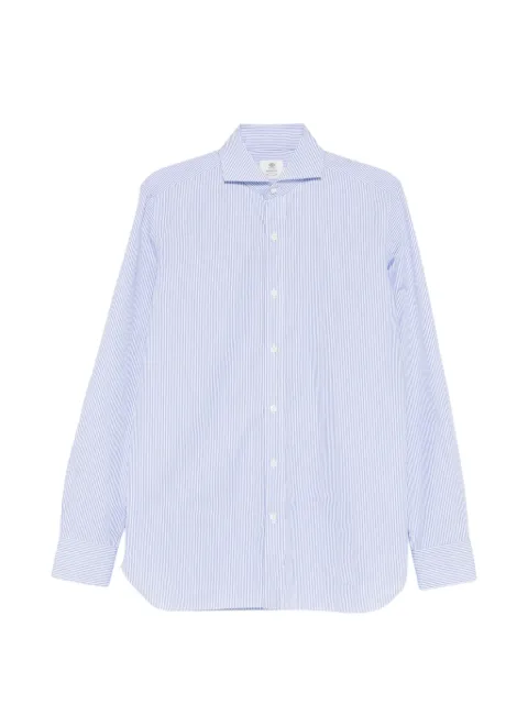 Borrelli striped buttoned shirt Blue PS10162