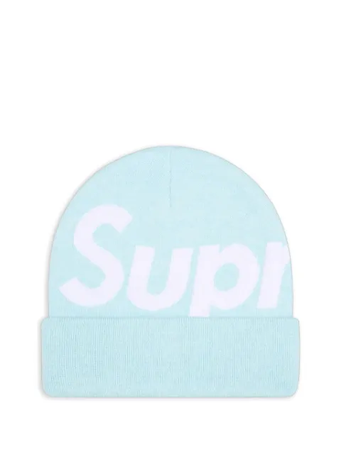 Supreme logo-detail beanie Blue SU26854