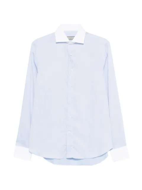 Canali contrast shirt Blue GA03426CCLX0C3
