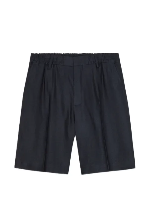 NN07 elastic-waist tailored shorts Blue 2610000006