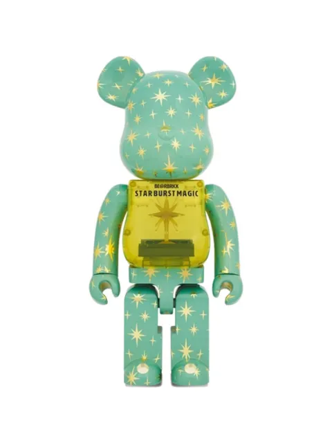 MEDICOM TOY x Asami Matsumura Bearbrick Star Burst Magic 1000% figurine Green MEDI3051