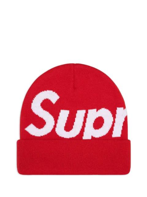 Supreme Big Logo beanie hat Red SU26853