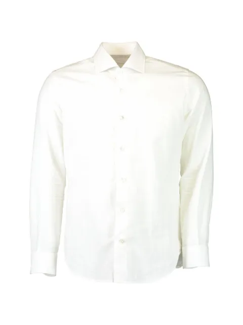 Eleventy long-sleeve shirt White M75CAMH03TES0M13601