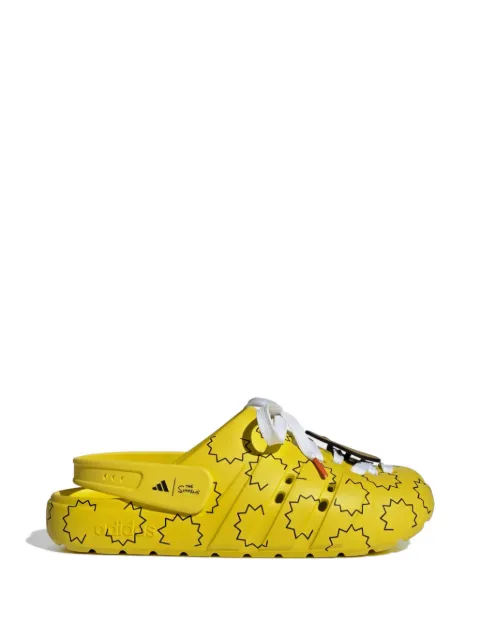 adidas x The Simpsons Adilette "Yellow/Black" clogs Yellow HQ2580