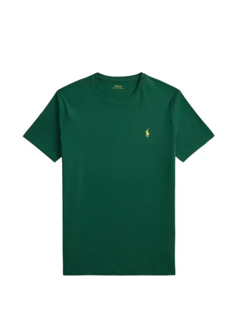 Polo Ralph Lauren embroidered-logo crewneck cotton T-shirt Green 710936509010