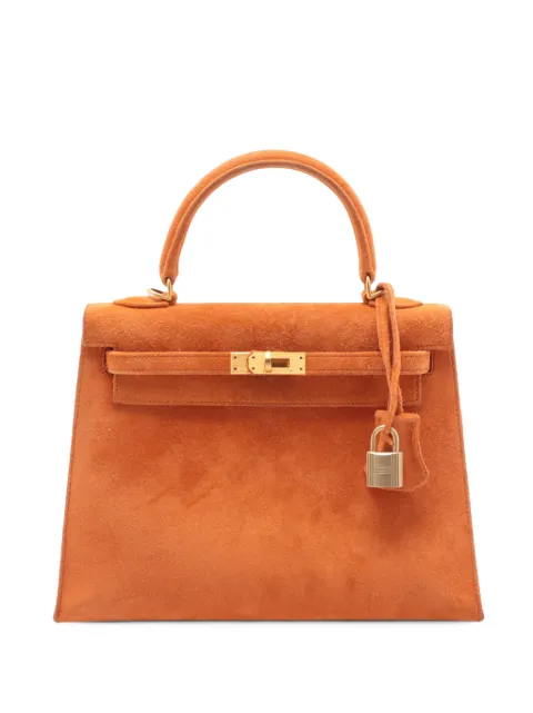 Hermès Pre-Owned 2004 Doblis Kelly II Sellier 25 satchel Orange 8PPVXBMUZSC9X6ZO