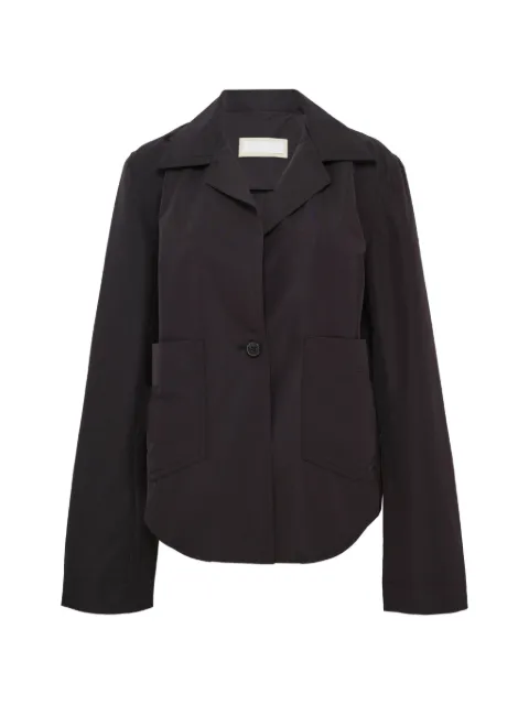 LITKOVSKA notched-lapel cropped jacket Black J11SS2600BLACK