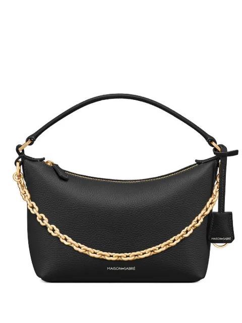 MAISON de SABRÉ chain soft tote bag Black CAHOBO
