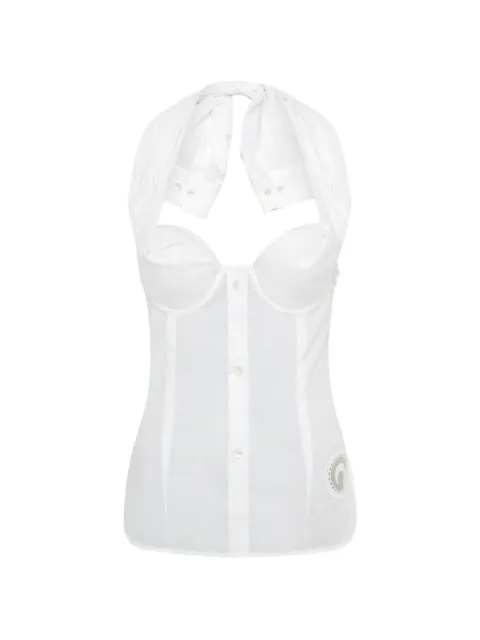 Marine Serre UPC Shirts top White WTO471AUWOV0066WH00