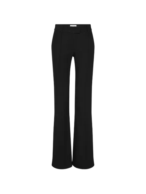 Marine Serre tailored wool flare pants Black WPA188ACWOV0091BK99