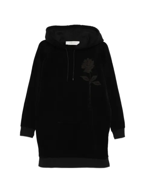 Golden Goose rose hooded mini dress Black GWP02325P002128