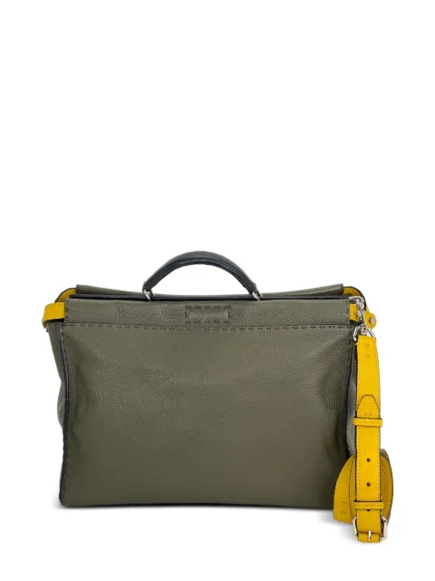 Fendi Pre-Owned large Peekaboo handbag Green 49341494001975