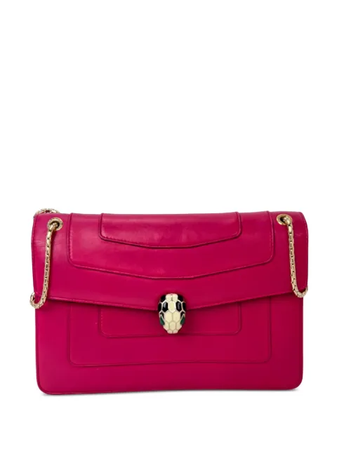 Bvlgari Serpenti chain shoulder bag Pink 51225097470263