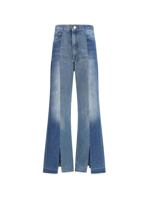 E.L.V DENIM Arcola slit panel jeans Blue 10192010203
