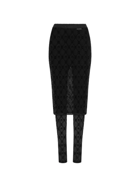 Marine Serre Moongram trousers Black WSK134ACJER0005BK99