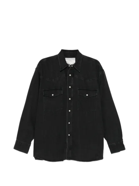 Studio Nicholson Mylo denim shirt Black MYLOSNM1467