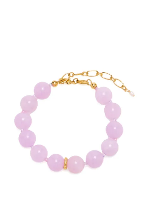 Anni Lu Ball beaded chain bracelet Purple 2511019