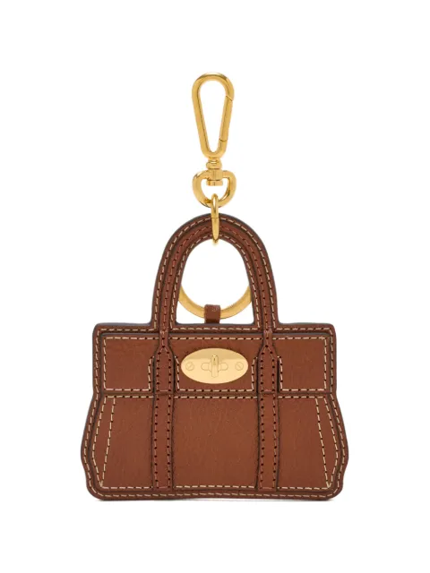 Mulberry Bayswater top handle leather Keyring Brown RK6007