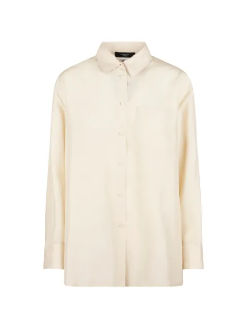 Weekend Max Mara button-up pocket-detail shirt Neutrals 2615191012600