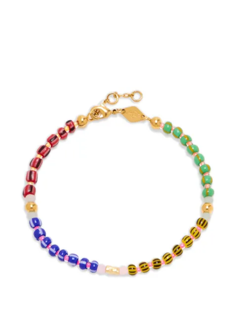 Anni Lu striped beaded bracelet Gold 2521009