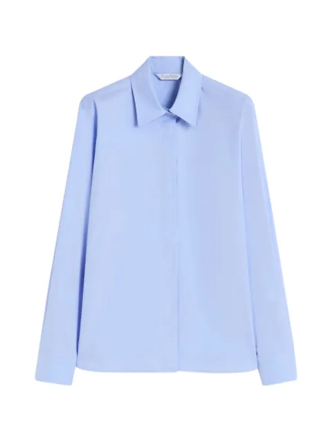 Max Mara cotton shirt Blue 2611111101600