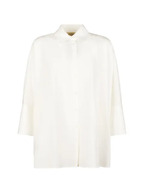 Weekend Max Mara button-up collared shirt Neutrals 2615111112600