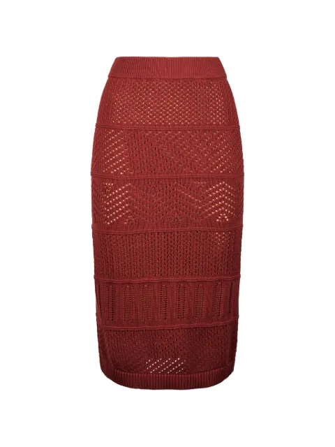 Max Mara knitted skirt Red 2616301012600