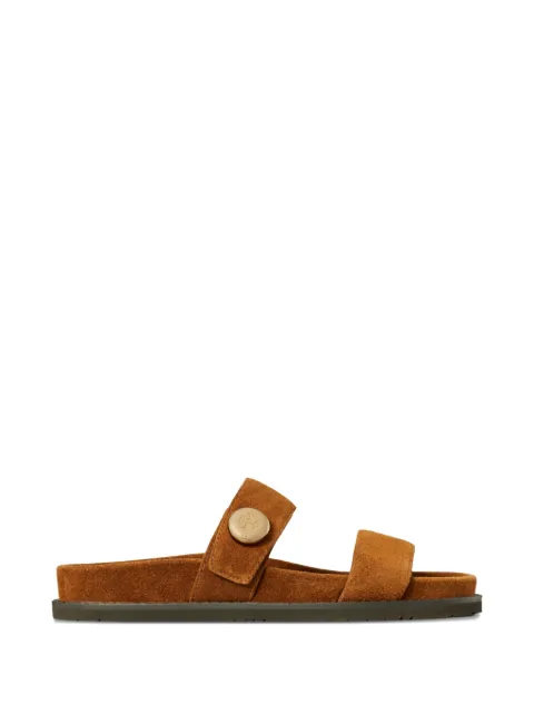 Tory Burch Romy sport slide sandals Brown 183266288