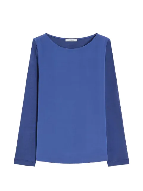 Max Mara long-sleeve T-shirt Blue 2611941048600
