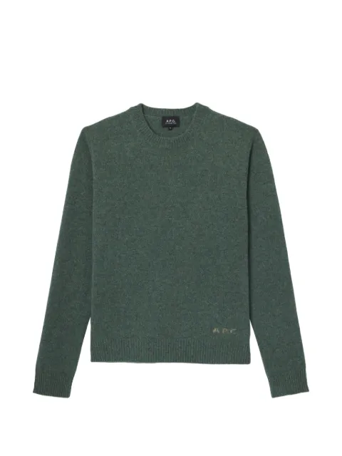 A.P.C. crew-neck sweater Green WOASWH23491