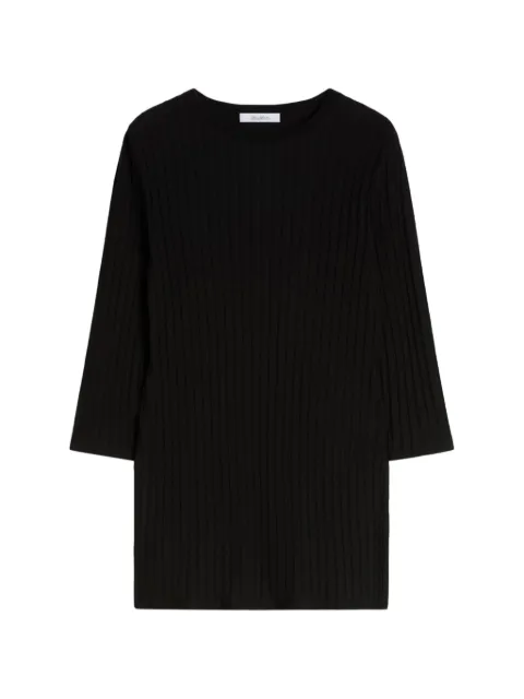 Max Mara ribbed-knit T-shirt Black 2611361059600