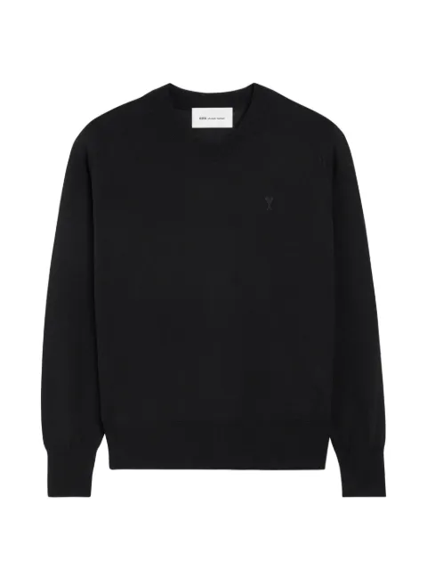 AMI Paris Ami de Coeur crew-neck sweater Black HKS866KN0039