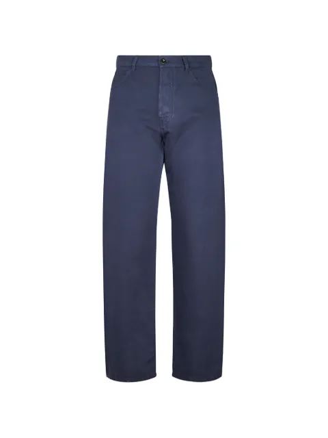 C.P. Company cotton/linen no side seams trousers Blue 20CMPA305A110626G888