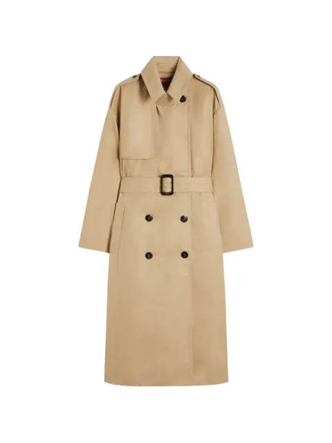 Max Mara belted cotton trench coat Neutrals 2616021021600