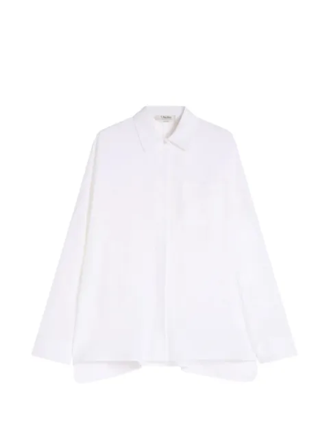 'S Max Mara chest-pocket shirt White 261919E12