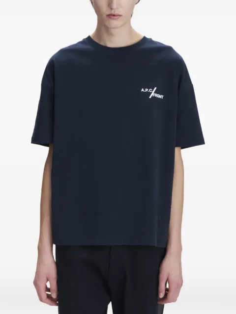 A.P.C. short-sleeve T-shirt Blue COHSLM26487