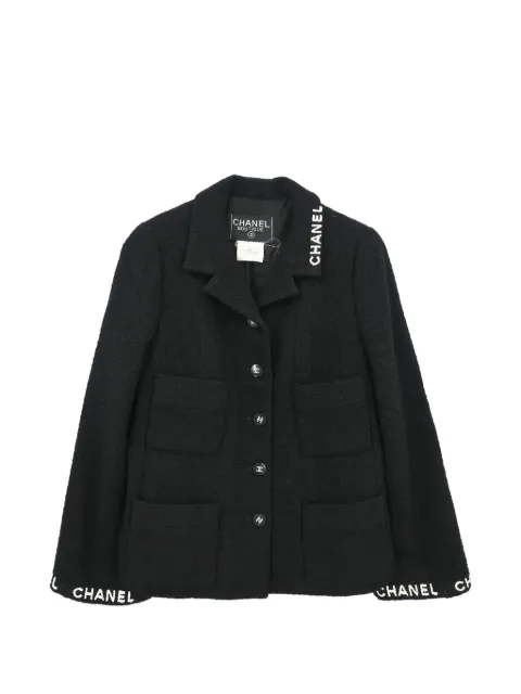 CHANEL Pre-Owned 1995 single-breasted blazer Black 142998