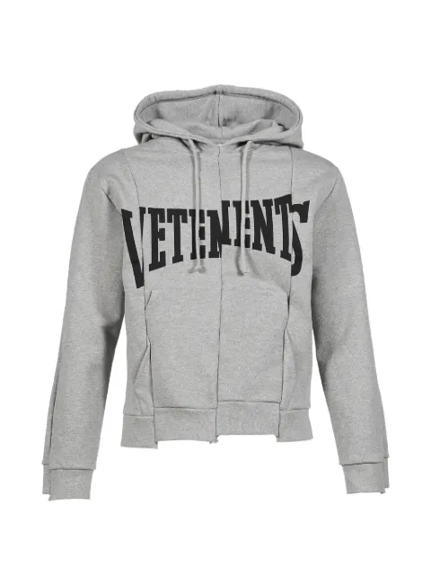 VETEMENTS logo hoodie Grey WE76HD506G