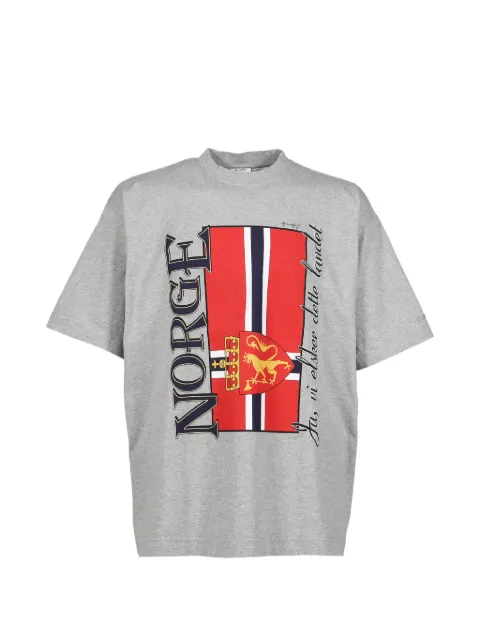 VETEMENTS graphic-print T-shirt Grey ME76TR259
