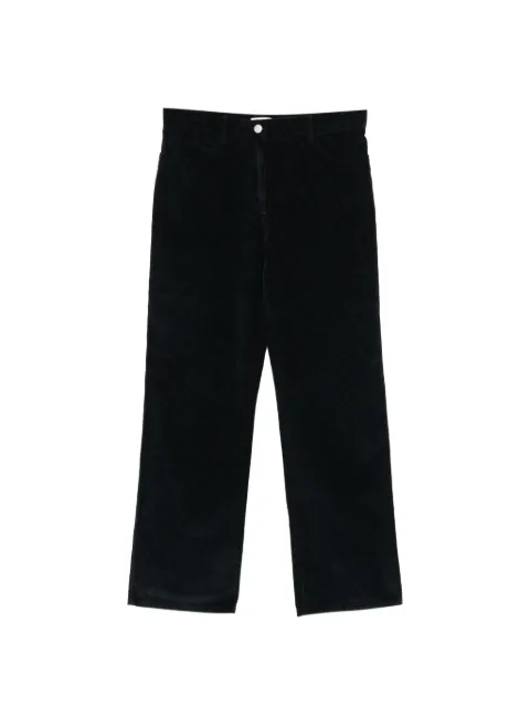 TOTEME straight cord trousers Black 261WRB0341FB0554016