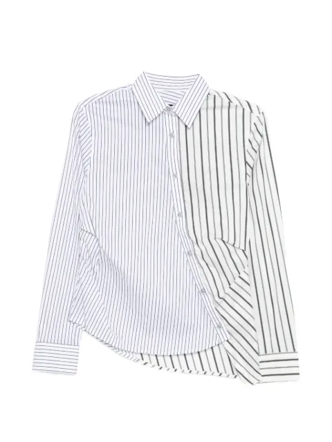 Andersson Bell Noa stripe-pattern shirt White ATB1463W