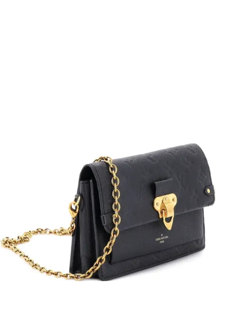 Louis Vuitton Pre-Owned Vavin Chain Wallet NM Monogram Empreinte Leather crossbody bag Black 863TT88JIDP1I4QJ