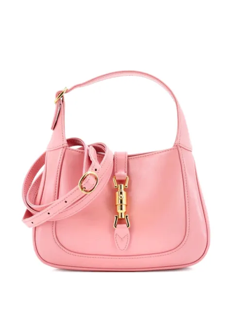 Gucci Pre-Owned Jackie 1961 Leather Mini hobo bag Pink ROBFVDOQZNZ59IYQ