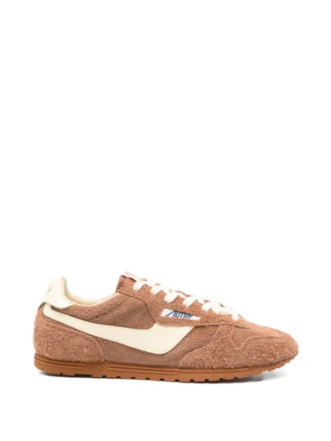 Autry Windspin logo sneakers Brown WSLMUB33