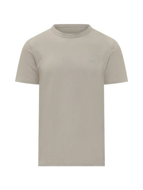 BOSS cotton jersey T-shirt with logo detail Neutrals 50508243