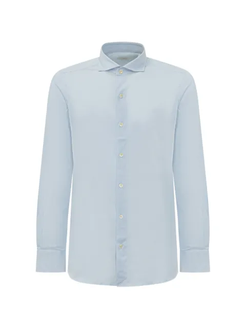 Finamore 1925 Napoli long-sleeves shirt Blue TRAHZD180008P6056J