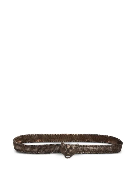 Vintage tiger-head belt Grey MR031225110